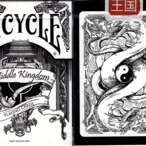 Middle Kingdom White Bicycle Playing Cards